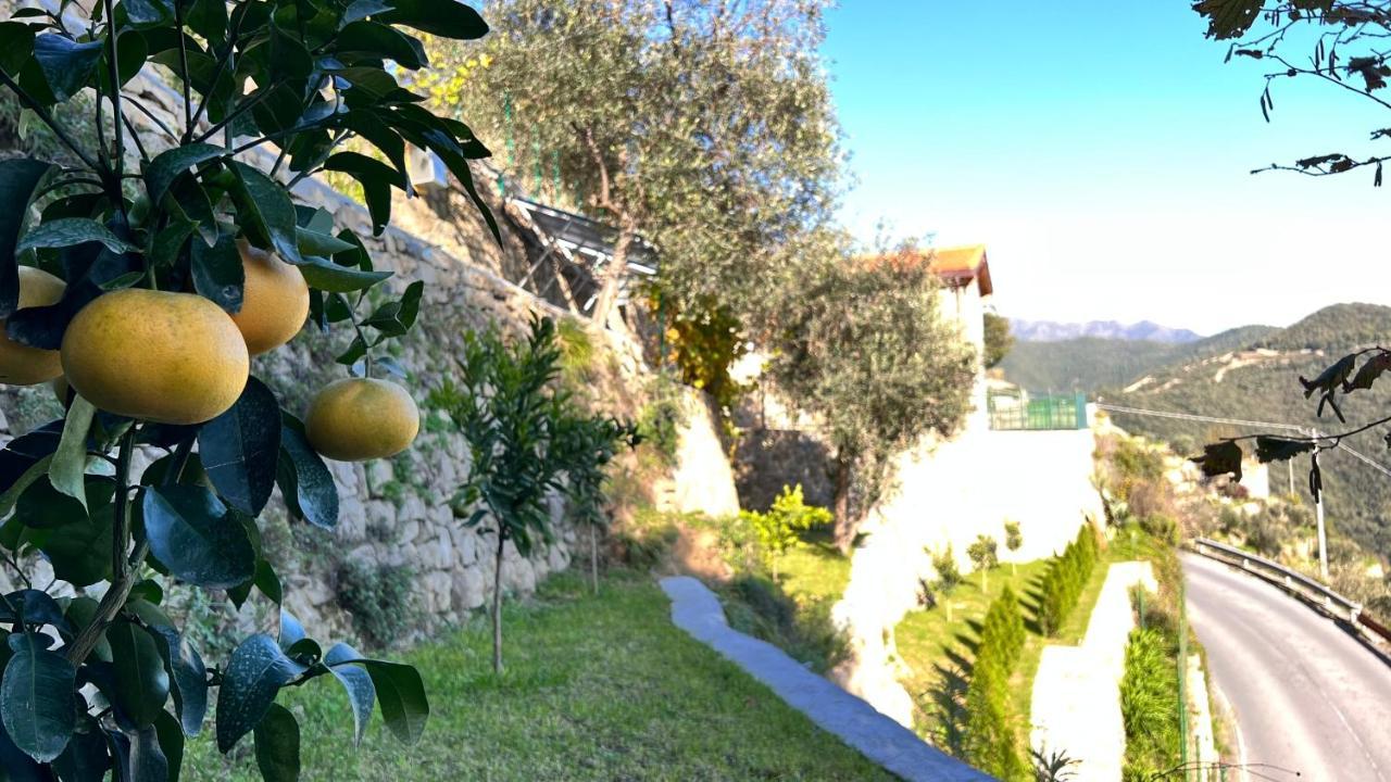 Villa Di Campagna Con Vista Mare 5 Camere Da Letto Pampara Eksteriør billede