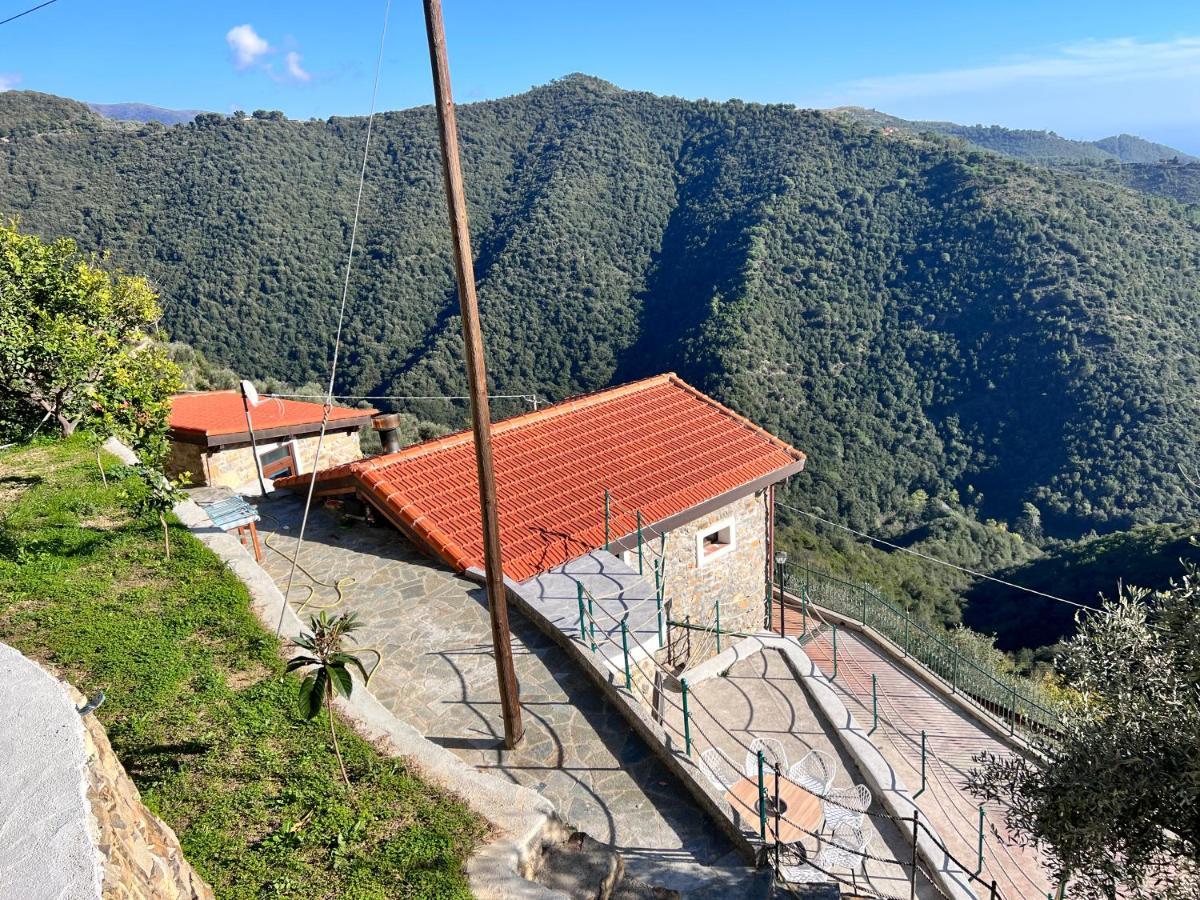 Villa Di Campagna Con Vista Mare 5 Camere Da Letto Pampara Eksteriør billede